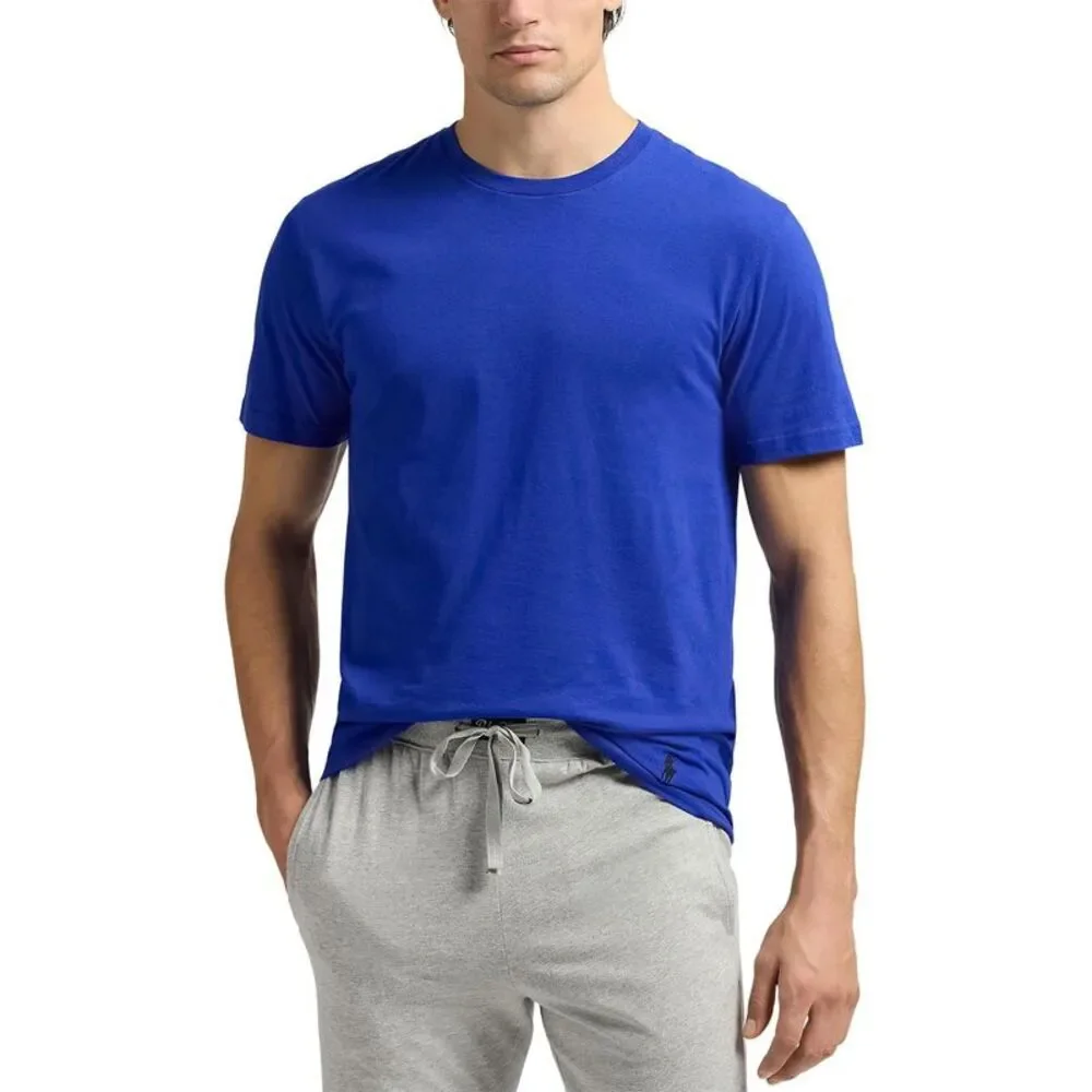 Polo Ralph Lauren Mens 3-Pack Cotton Crewneck Undershirts M Blue/Green/Black NWT